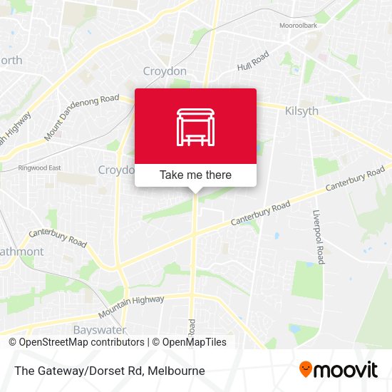 The Gateway/Dorset Rd map