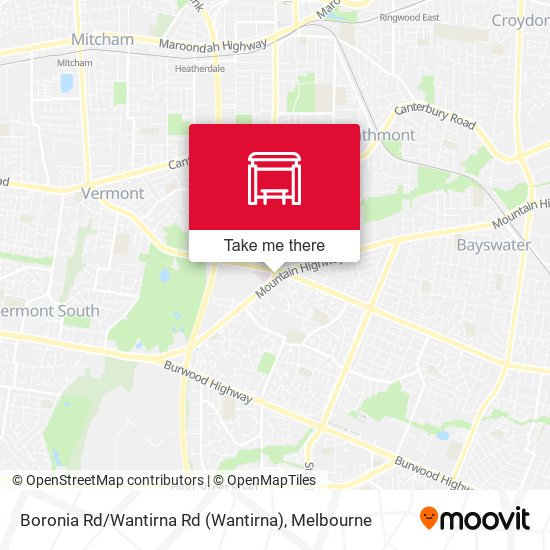 Boronia Rd / Wantirna Rd map