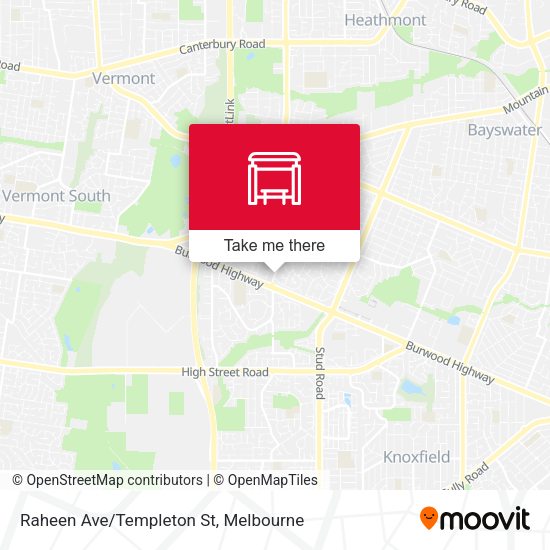 Raheen Ave/Templeton St map