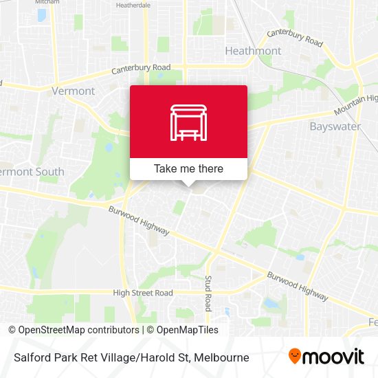 Salford Park Ret Village / Harold St map