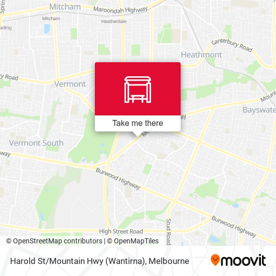 Mapa Harold St / Mountain Hwy (Wantirna)