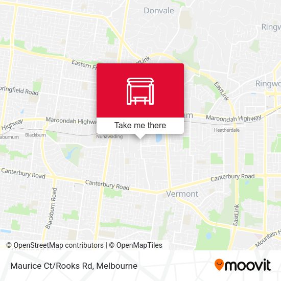 Maurice Ct/Rooks Rd map