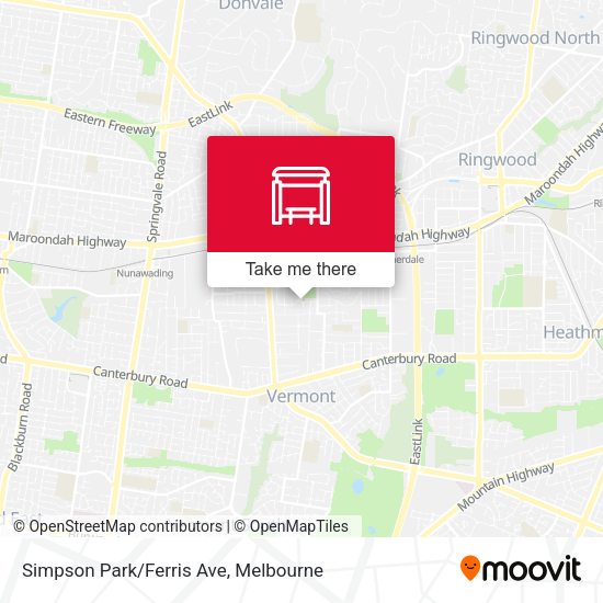 Simpson Park/Ferris Ave map