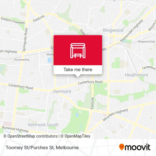 Toomey St/Purches St map
