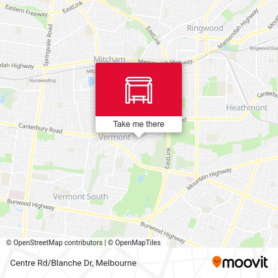Centre Rd/Blanche Dr map