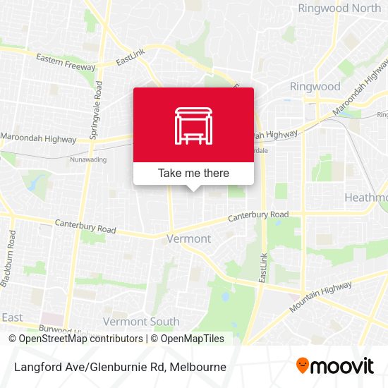 Langford Ave/Glenburnie Rd map