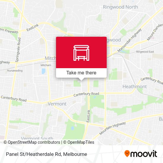 Panel St/Heatherdale Rd map