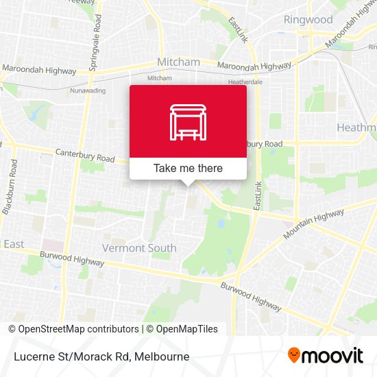 Lucerne St/Morack Rd map
