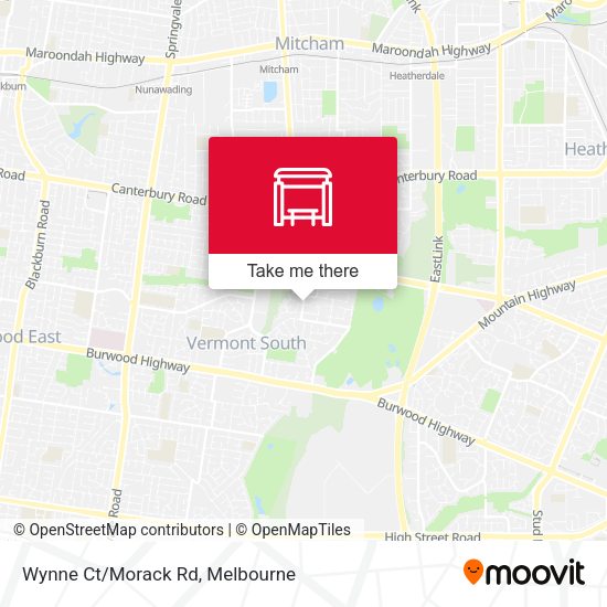 Wynne Ct/Morack Rd map