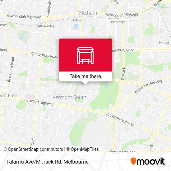 Talarno Ave/Morack Rd map