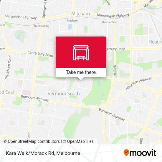 Kara Walk/Morack Rd map