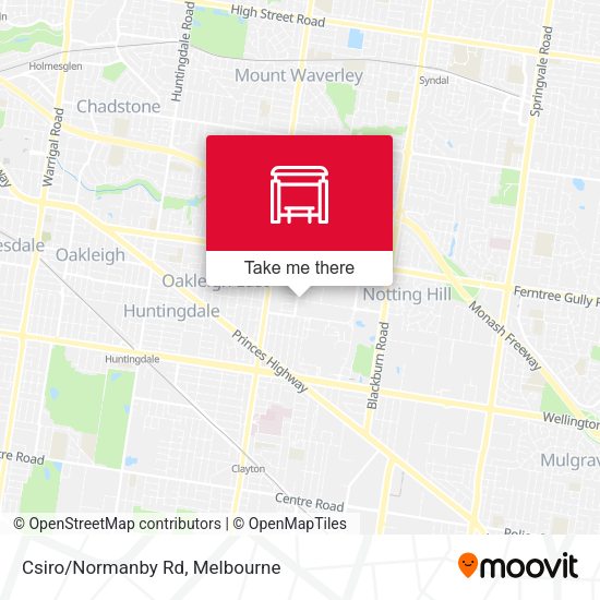 Csiro/Normanby Rd map