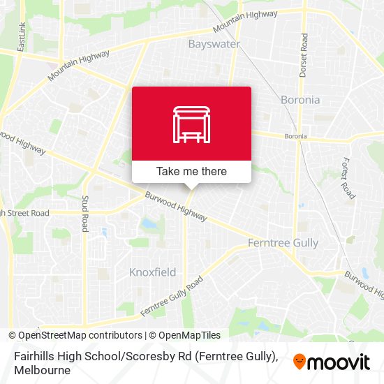 Fairhills High School / Scoresby Rd (Ferntree Gully) map