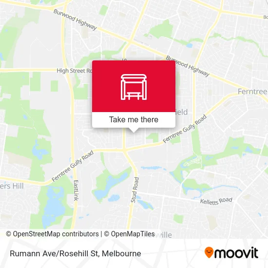 Mapa Rumann Ave/Rosehill St