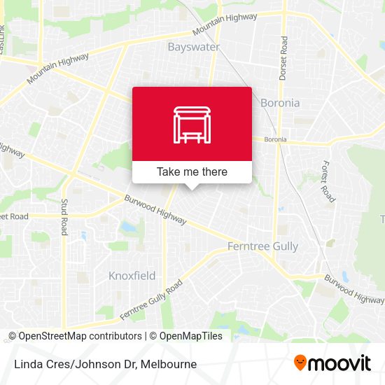 Linda Cres/Johnson Dr map