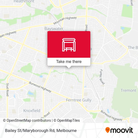 Bailey St/Maryborough Rd map