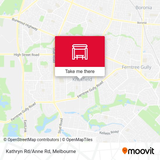 Kathryn Rd/Anne Rd map