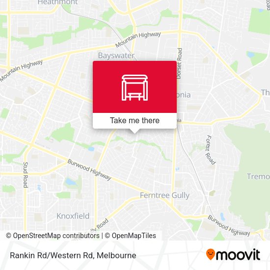 Rankin Rd/Western Rd map