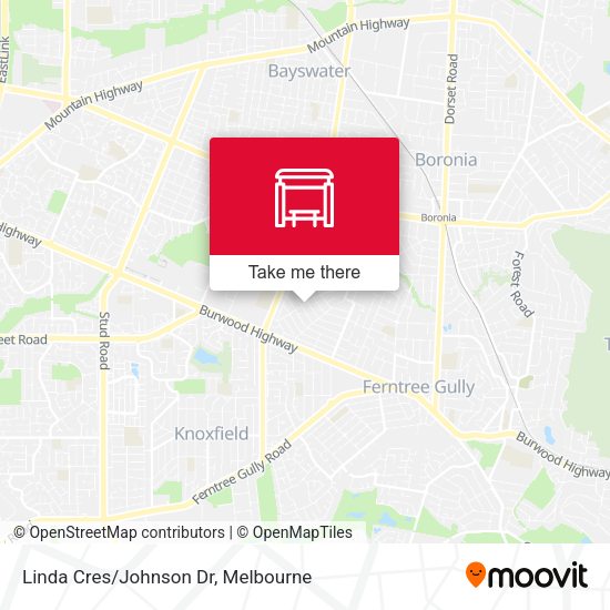 Linda Cres/Johnson Dr map