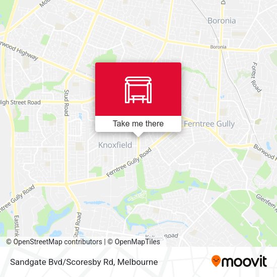 Sandgate Bvd/Scoresby Rd map
