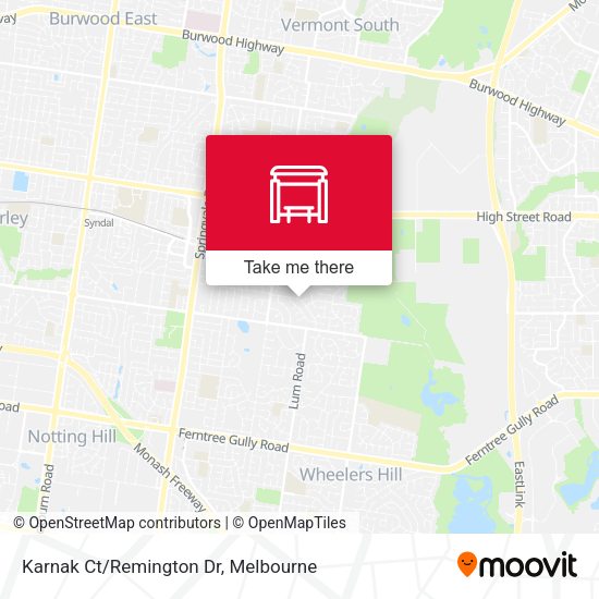 Karnak Ct/Remington Dr map