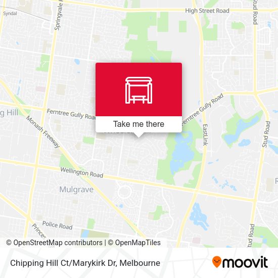 Chipping Hill Ct/Marykirk Dr map