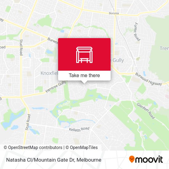 Natasha Cl/Mountain Gate Dr map