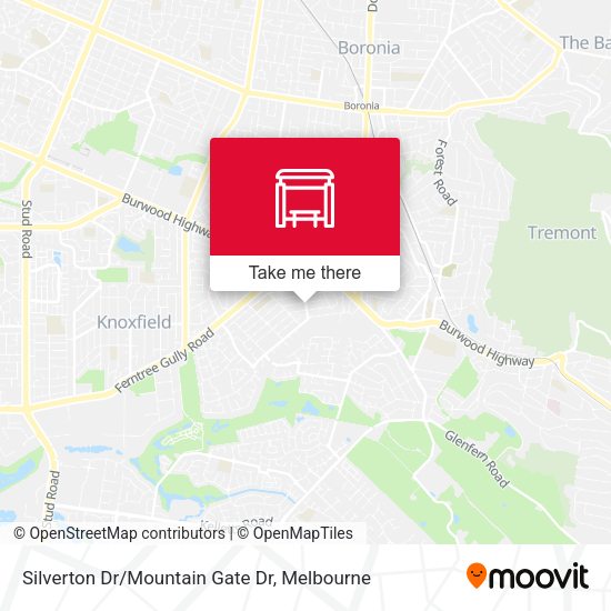 Silverton Dr/Mountain Gate Dr map