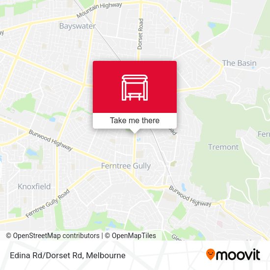Edina Rd/Dorset Rd map