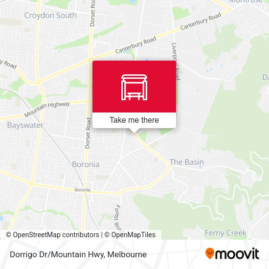 Dorrigo Dr/Mountain Hwy map