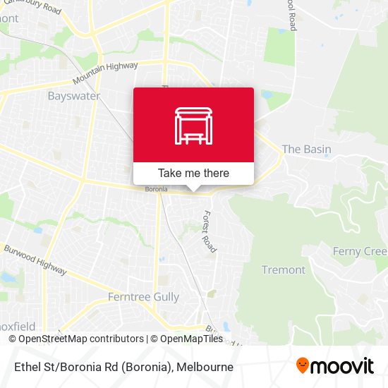Ethel St/Boronia Rd map