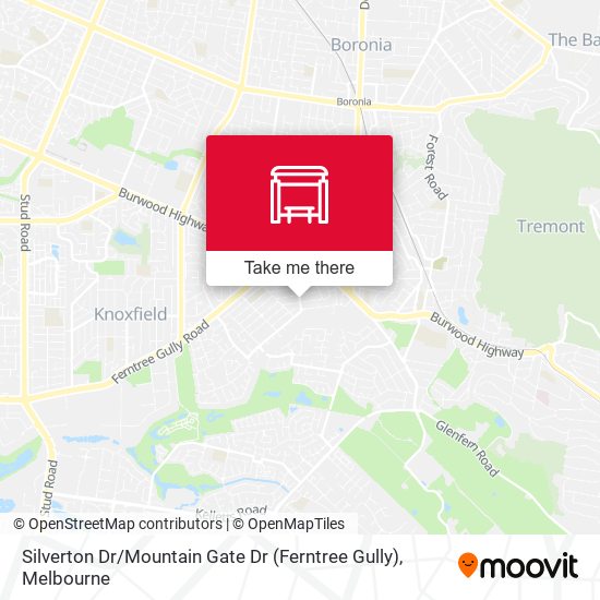 Silverton Dr / Mountain Gate Dr (Ferntree Gully) map