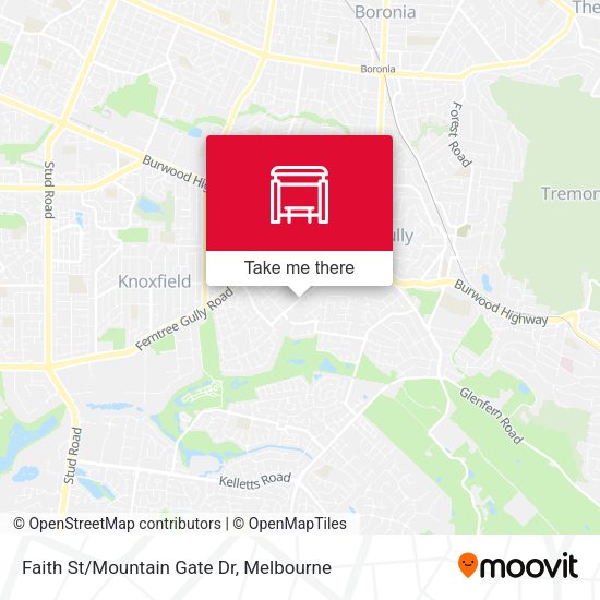 Faith St/Mountain Gate Dr map