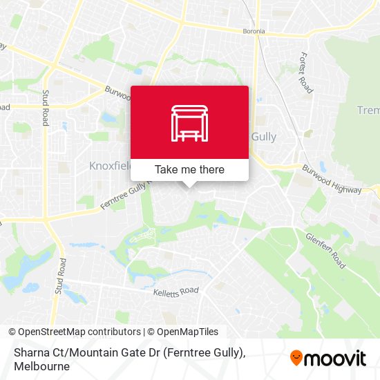 Sharna Ct / Mountain Gate Dr (Ferntree Gully) map