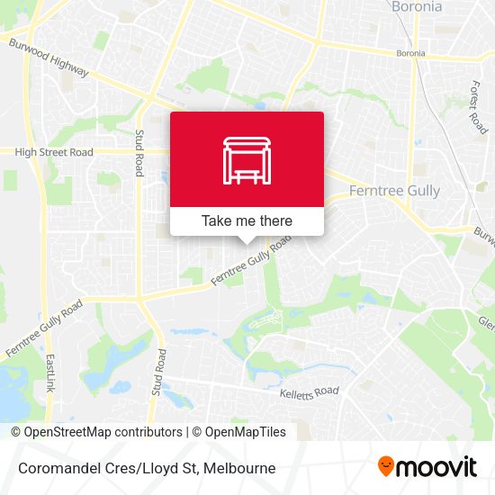 Coromandel Cres/Lloyd St map