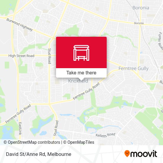 David St/Anne Rd map