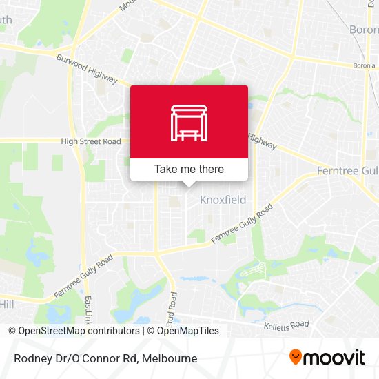 Rodney Dr/O'Connor Rd map