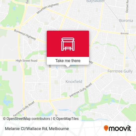 Melanie Cl/Wallace Rd map