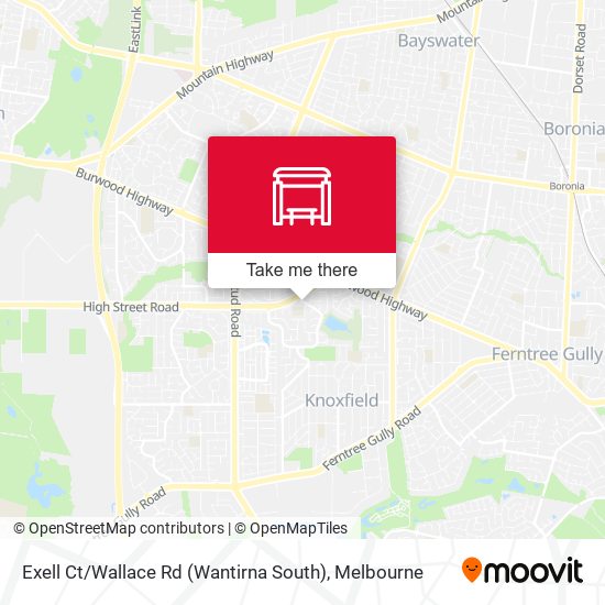 Exell Ct / Wallace Rd (Wantirna South) map