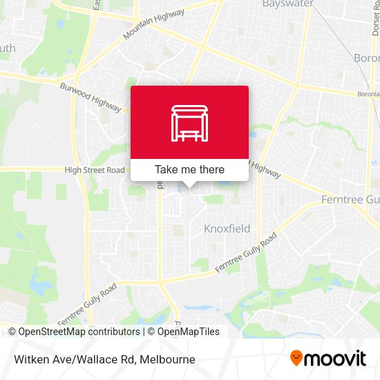 Witken Ave/Wallace Rd map