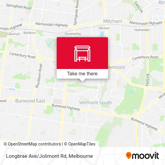 Longbrae Ave/Jolimont Rd map