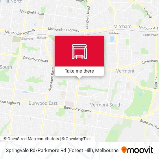 Springvale Rd / Parkmore Rd (Forest Hill) map