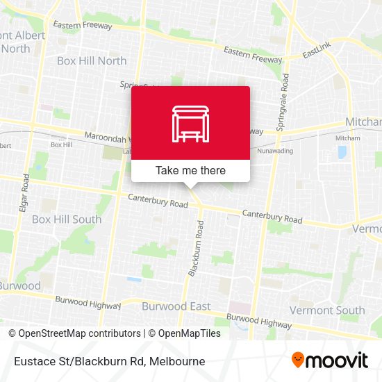 Eustace St/Blackburn Rd map