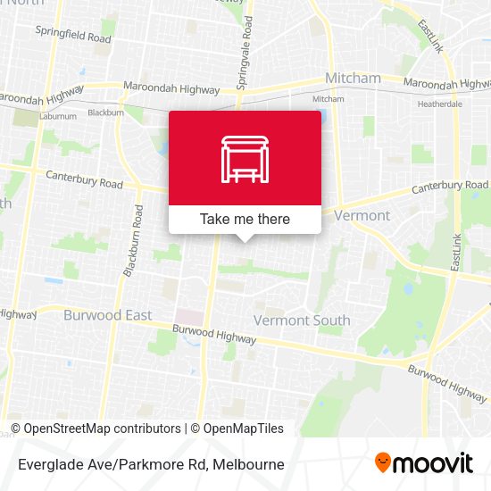 Everglade Ave/Parkmore Rd map