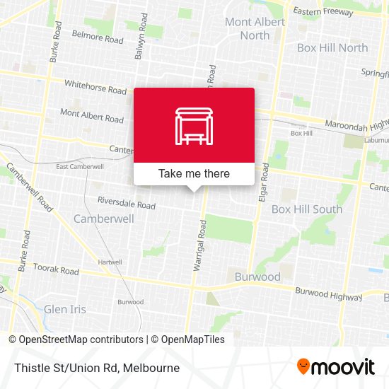 Thistle St/Union Rd map