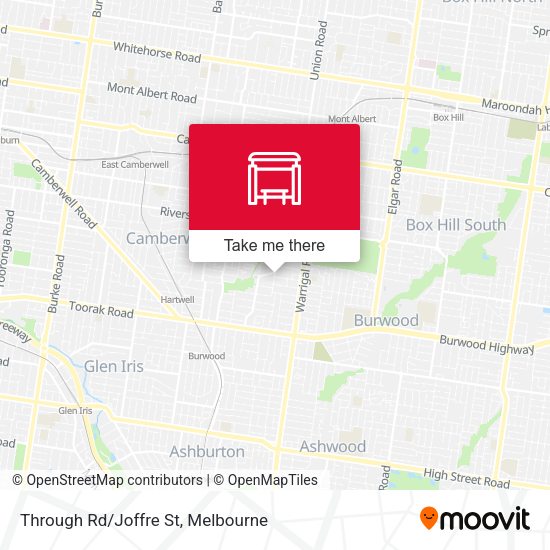 Through Rd/Joffre St map