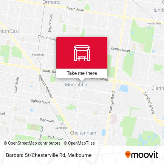 Barbara St/Chesterville Rd map