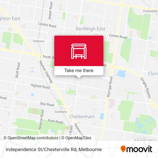 Independence St / Chesterville Rd map
