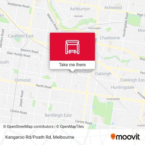 Kangaroo Rd/Poath Rd map