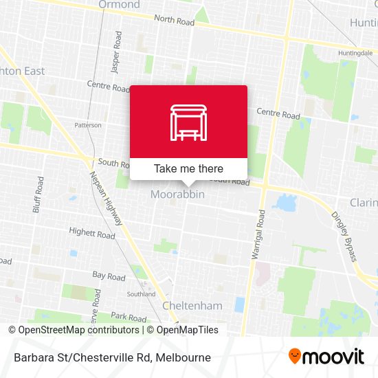 Barbara St/Chesterville Rd map